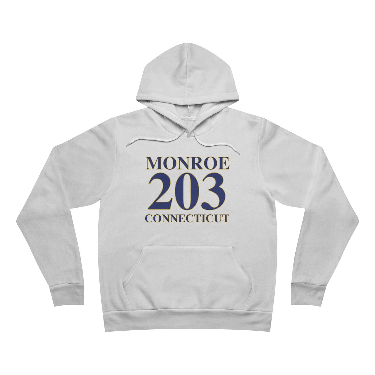 Monroe 203 Connecticut Unisex Sponge Fleece Pullover Hoodie