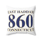 East Haddam 860 Connecticut Spun Polyester Square Pillow