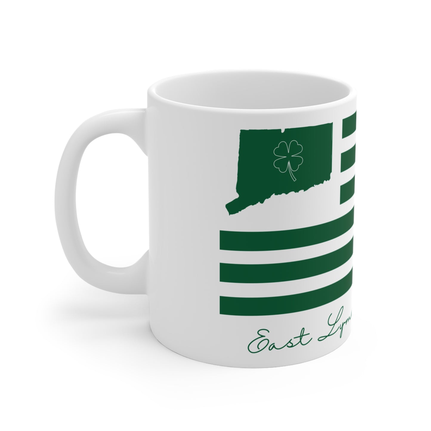 East Lyme Connecticut St. Patrick’s Day Flag Mug 11oz