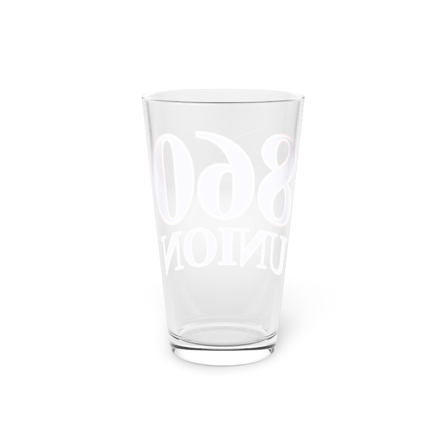 860 Union Red, White & Blue  Pint Glass, 16oz