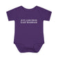 Just a kid from East Haddam Infant Baby Rib Bodysuit