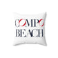 41 Tilt Compo Beach Spun Polyester Square Pillow