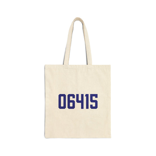 06415 Colchester Connecticut Zip Code  Cotton Canvas Tote Bag