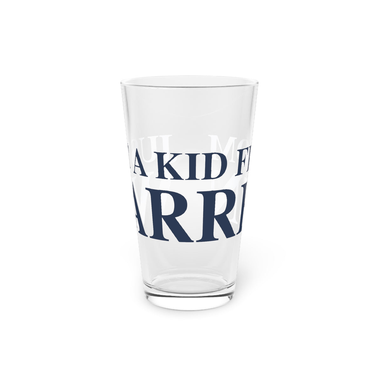 Just a kid from Warren Pint Glass, 16oz