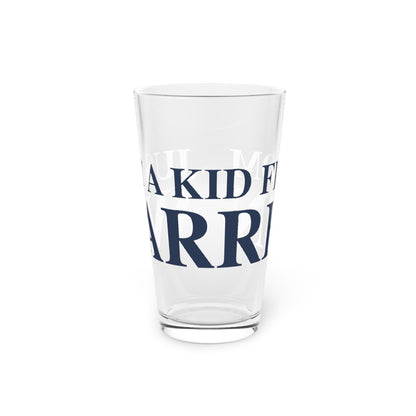 Just a kid from Warren Pint Glass, 16oz