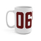 06403 Beacon Falls Connecticut Zip Code Mug 15oz