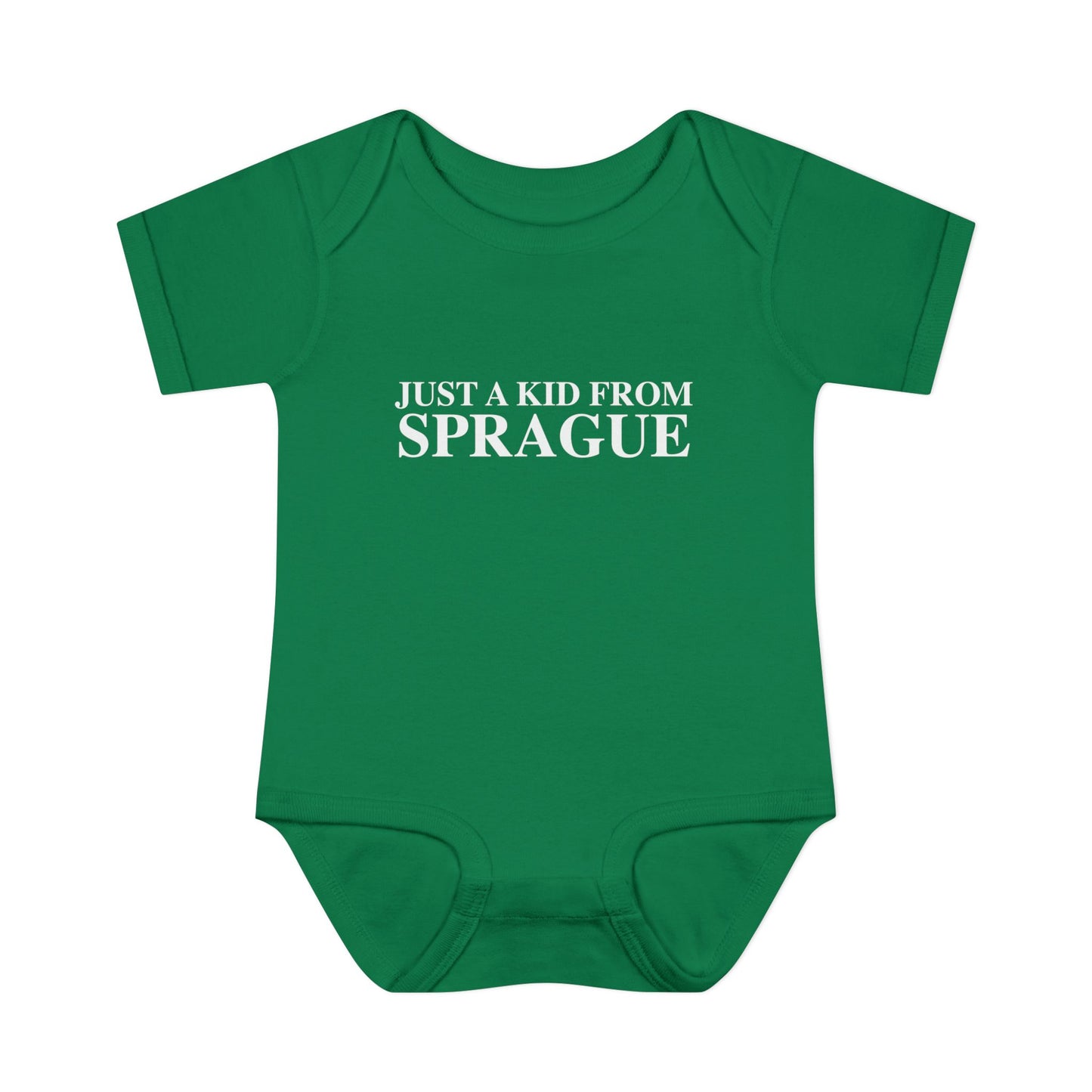 Just a kid from Sprague Infant Baby Rib Bodysuit