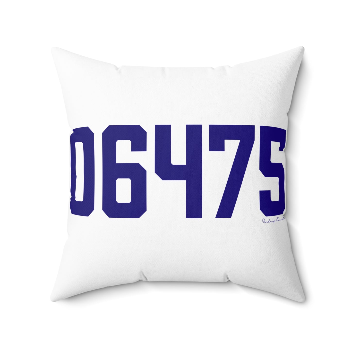 06475 Old Saybrook Connecticut Zip Code Spun Polyester Square Pillow