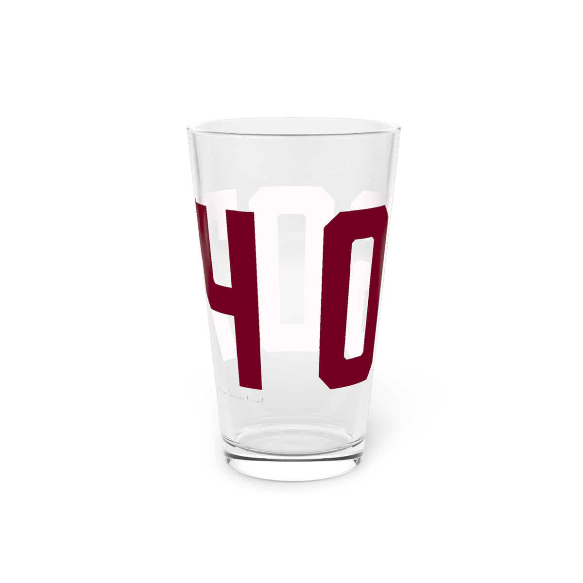 06074 South Windsor Connecticut Zip Code Pint Glass, 16oz