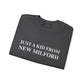 Just a kid from New Milford Unisex Heavy Blend™ Crewneck Sweatshirt