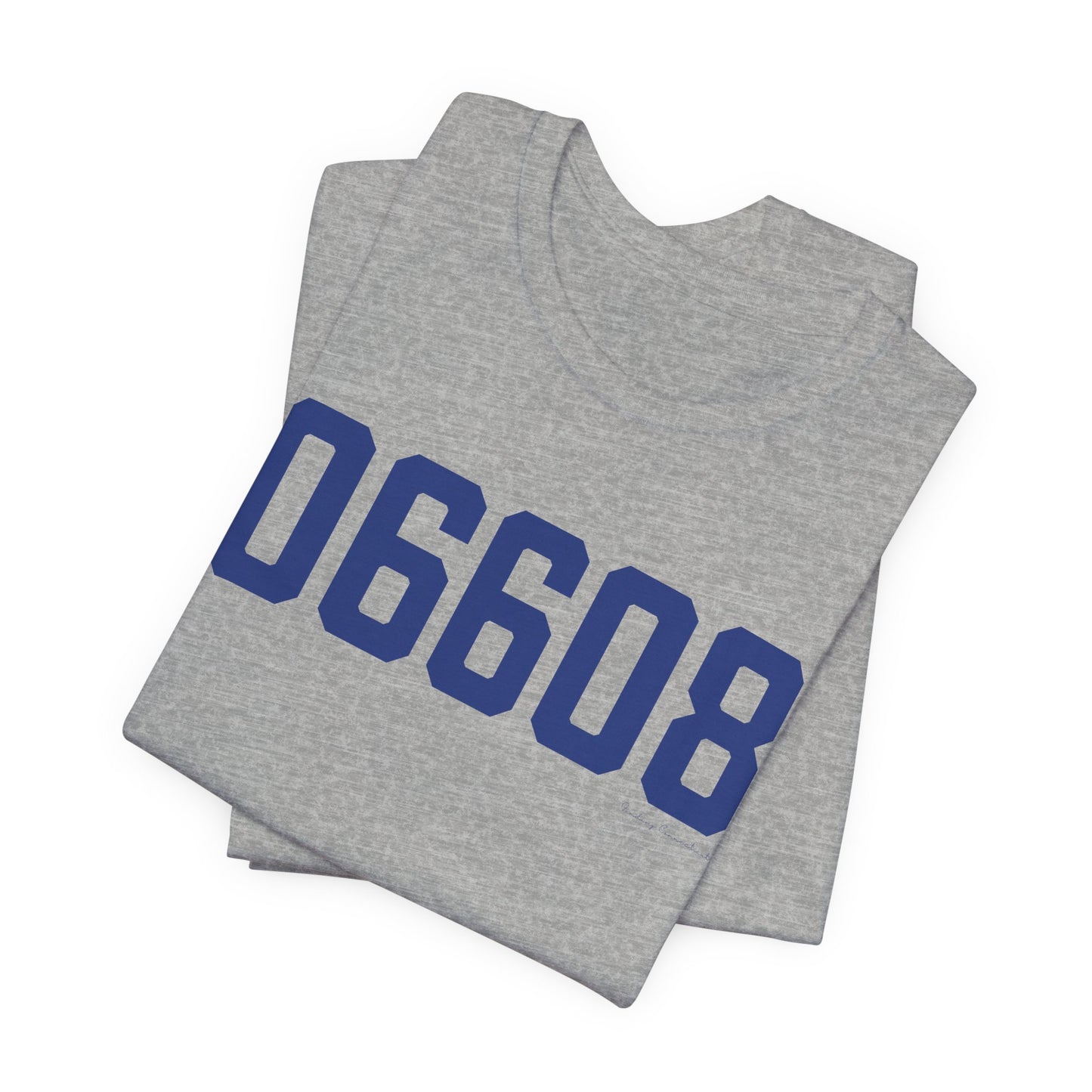 06608 Bridgeport Connecticut Zip Code Unisex Jersey Short Sleeve T-Shirt