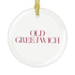 41 Tilt Old Greenwich Glass Ornaments