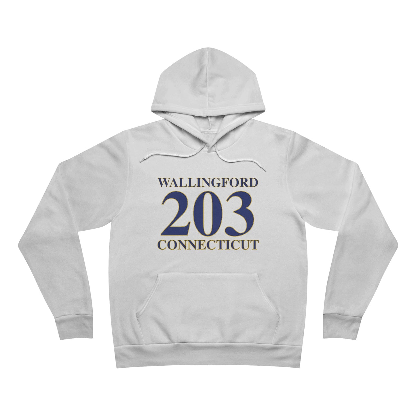 Wallingford 203 Connecticut Unisex Sponge Fleece Pullover Hoodie