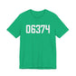 06374 Plainfield CT Zip Code Unisex Jersey Short Sleeve T-Shirt