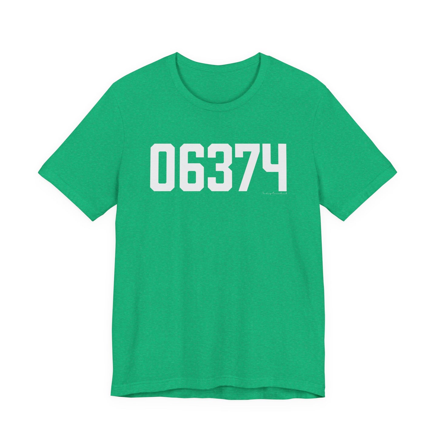 06374 Plainfield CT Zip Code Unisex Jersey Short Sleeve T-Shirt