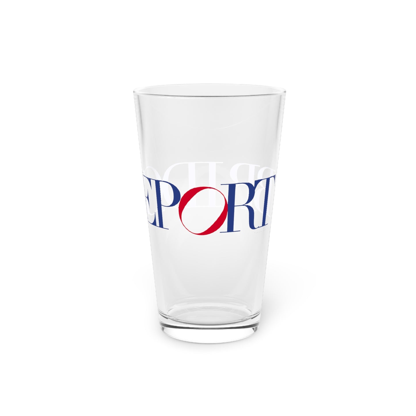 41 Tilt Bridgeport Pint Glass, 16oz
