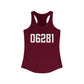 06281 Woodstock CT Zip Code Women's Ideal Racerback Tank Top