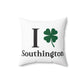 I Clover Southington  Spun Polyester Square Pillow