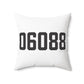 06088 East Windsor Connecticut Zip Code Polyester Square Pillow