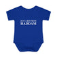 Just a kid from Haddam Infant Baby Rib Bodysuit