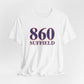 860 Suffield Red White & Blue Unisex Jersey Short Sleeve T-Shirt