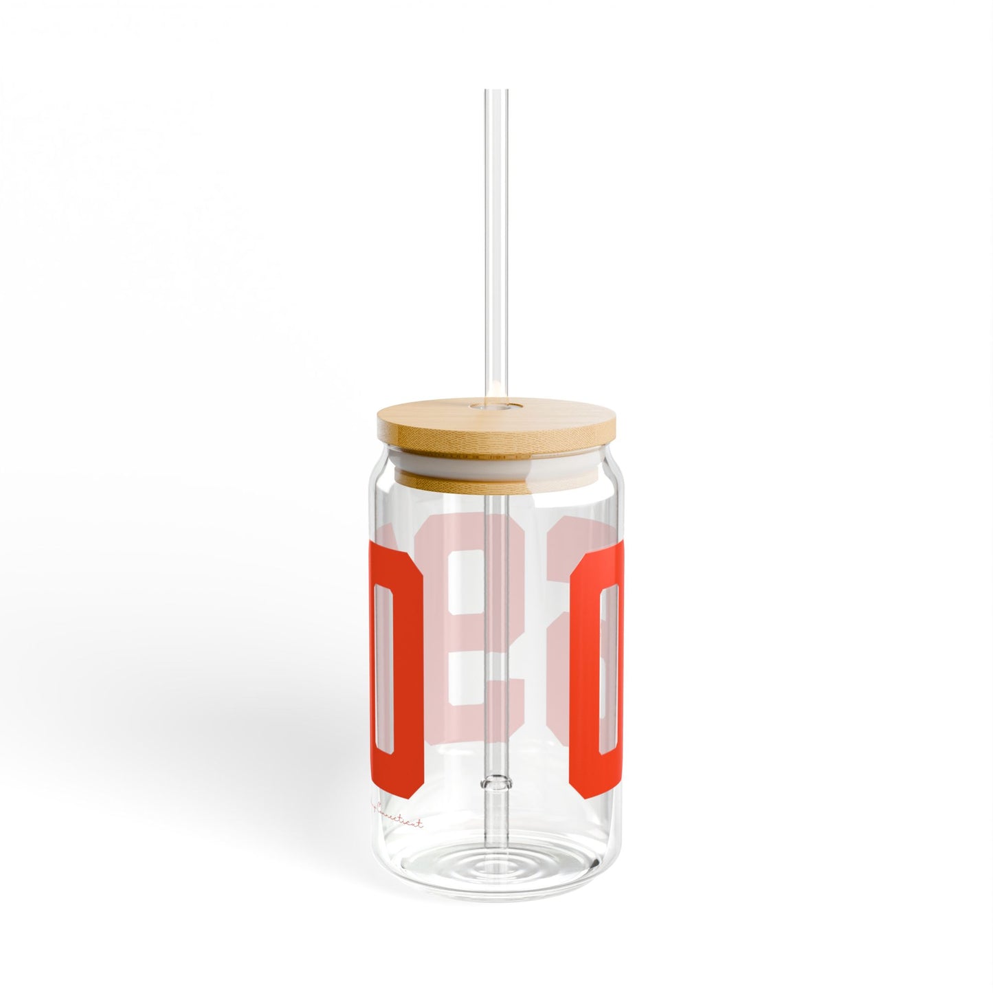 06910 Stamford Connecticut Zip Code Sipper Glass, 16oz