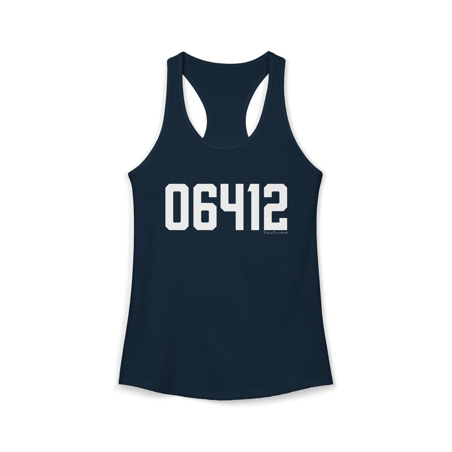 06412 Chester CT Zip Code Women's Ideal Racerback Tank Top