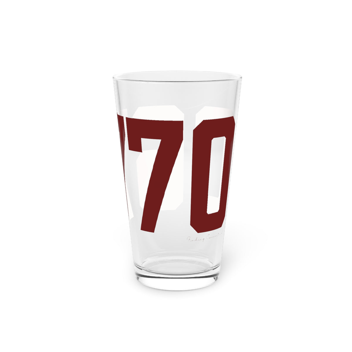 06770 Naugatuck Connecticut Zip Code Pint Glass, 16oz