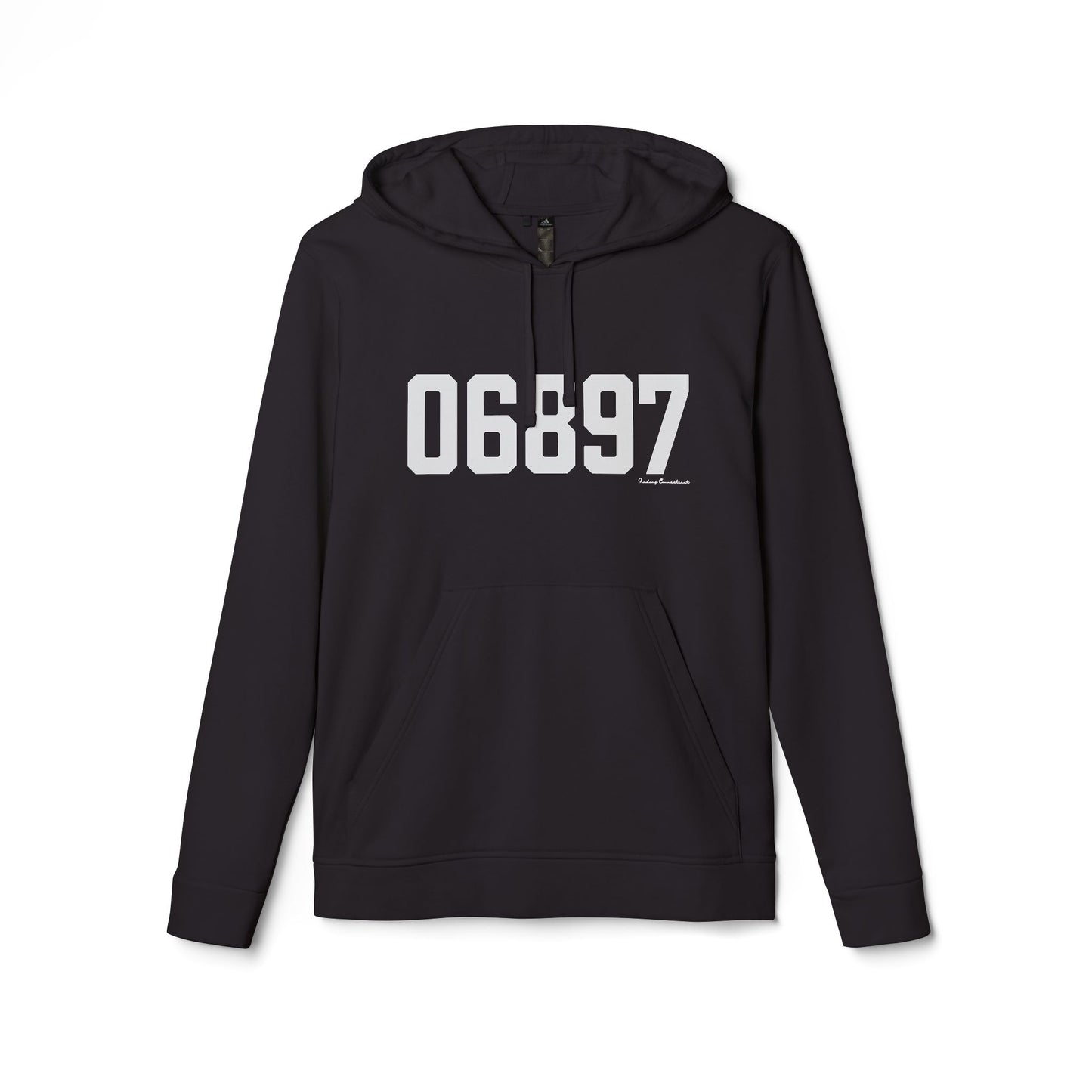 06897 Wilton CT Zip Code adidas Unisex Fleece Hoodie Sweatshirt