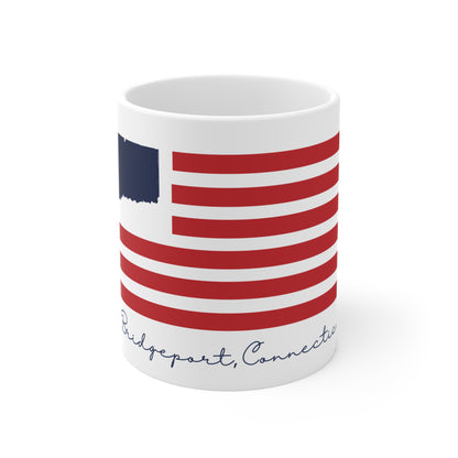 203 Bridgeport Red White & Blue Mug 11oz