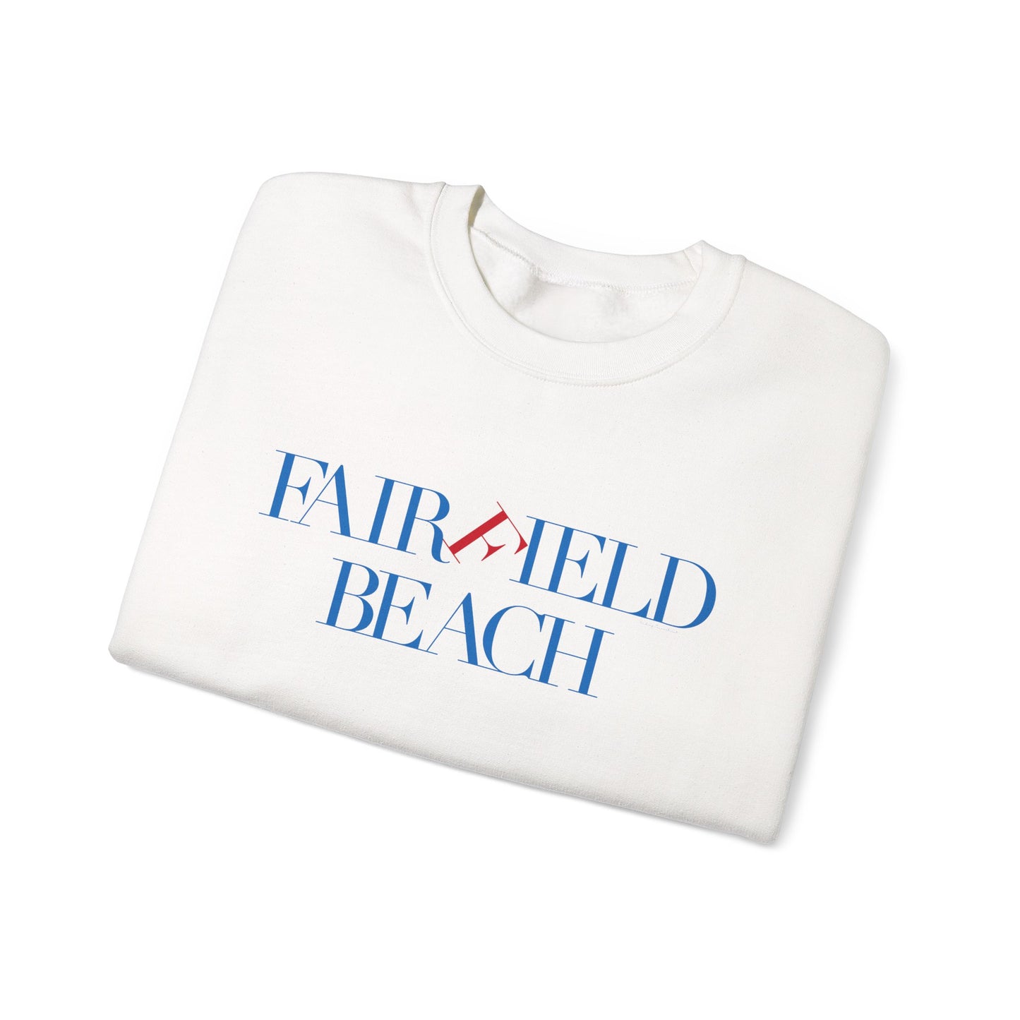 41 Tilt Fairfield Beach Unisex Heavy Blend™ Crewneck Sweatshirt