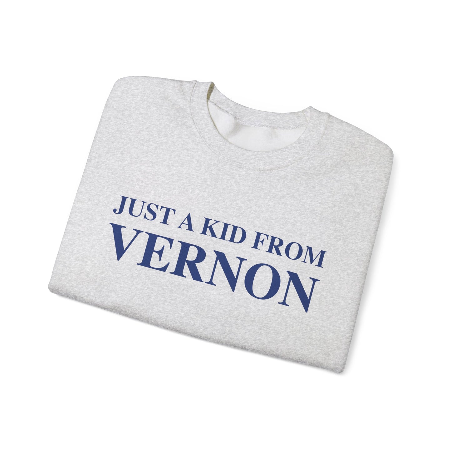 Just a kid from Vernon Unisex Heavy Blend™ Crewneck Sweatshirt