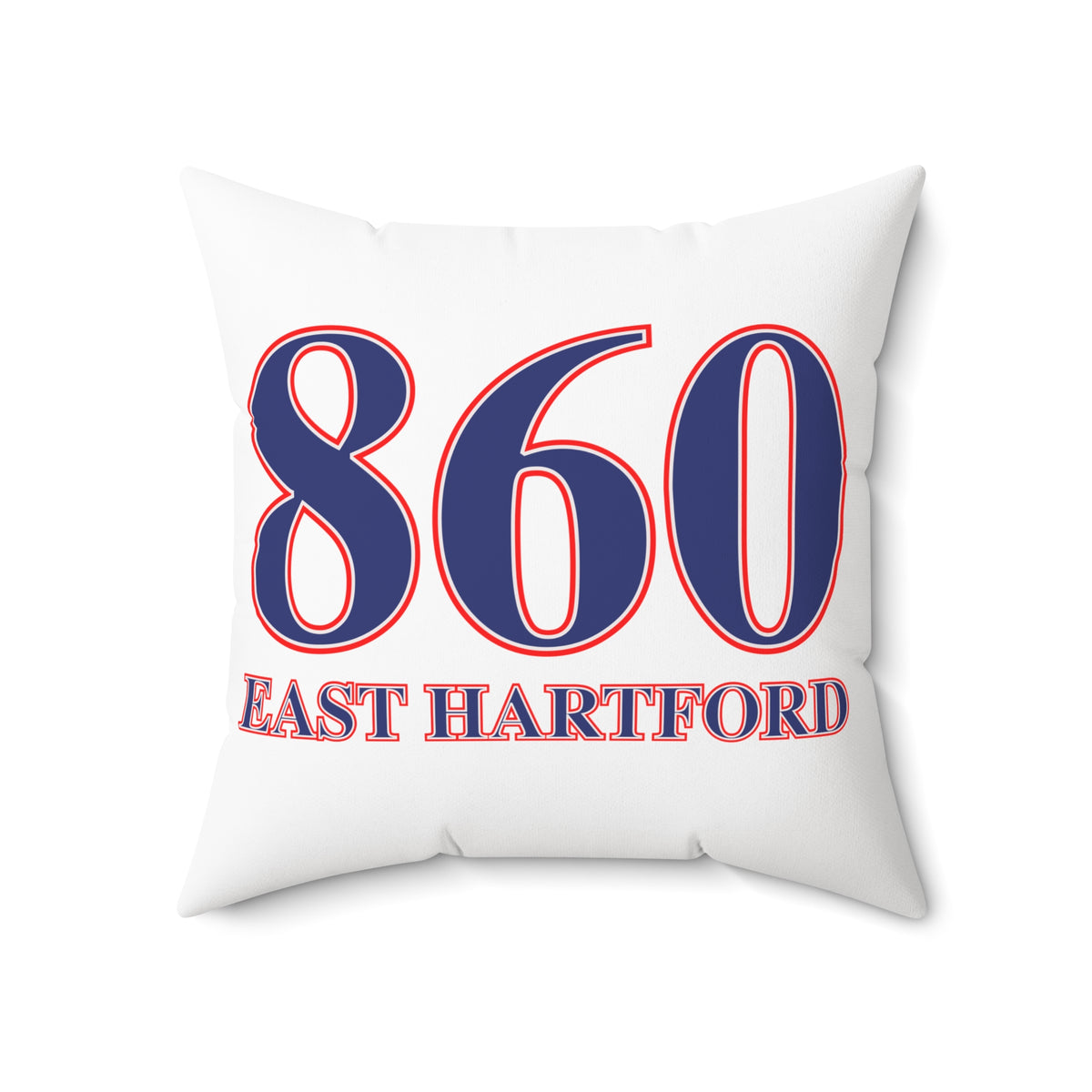 860 East Hartford  Red, White & Blue Spun Polyester Square Pillow