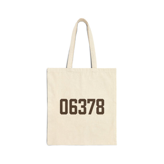 06378 Sprague Connecticut Zip Code Cotton Canvas Tote Bag