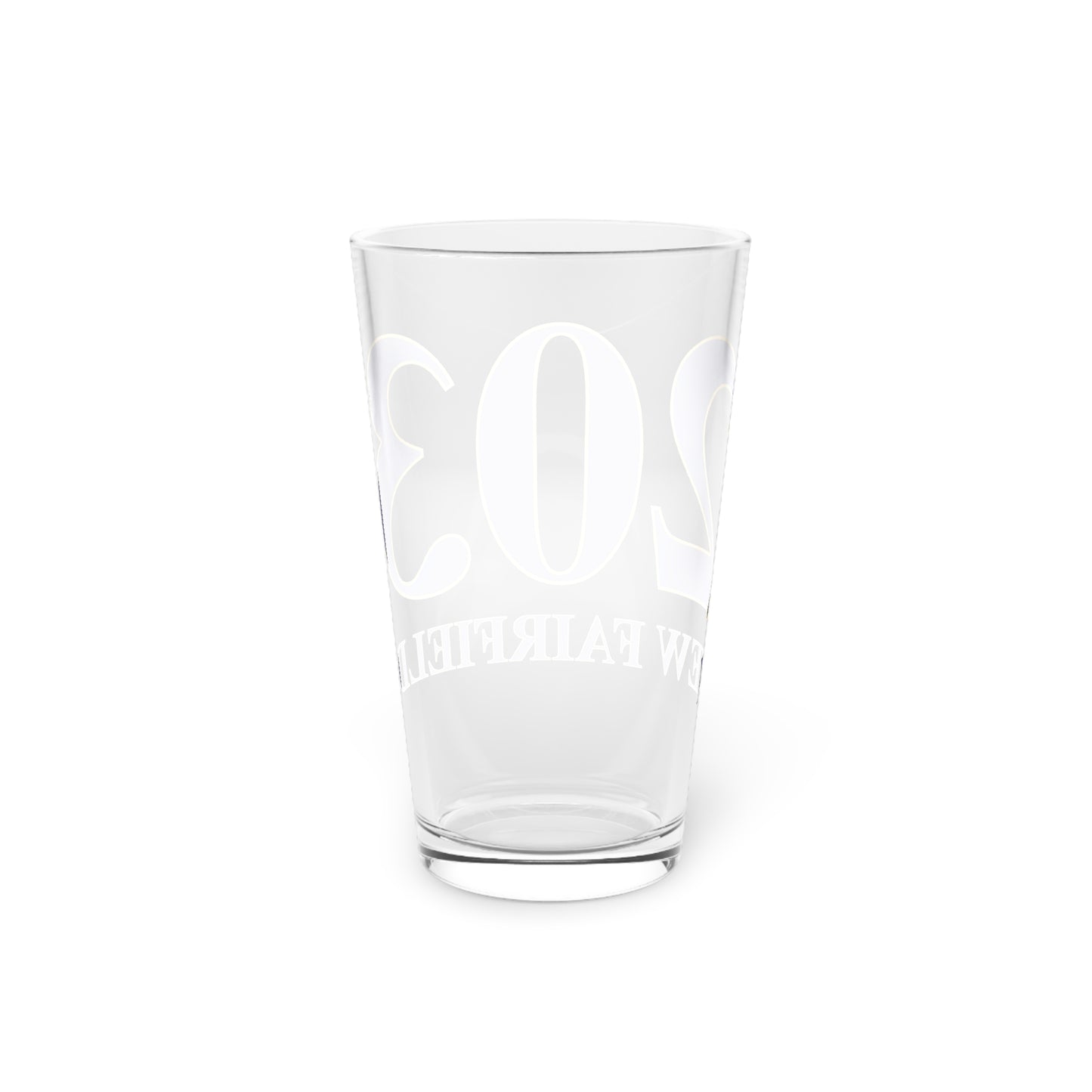 203 New Fairfield Pint Glass, 16oz