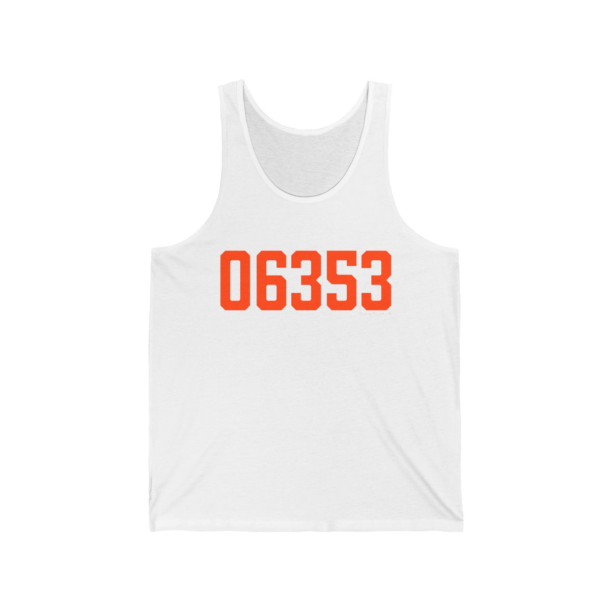 06353 Lyme Connecticut Zip Code Unisex Jersey Tank Top