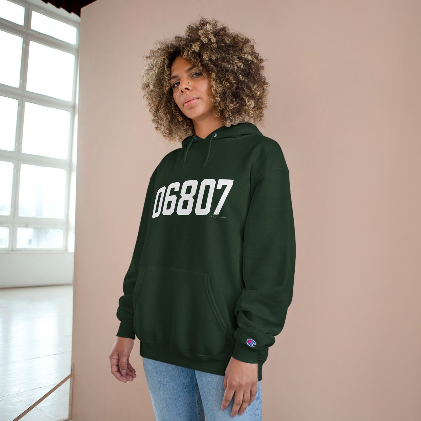 06807 - Greenwich CT Zip Code Champion Hoodie