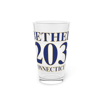 Bethel 203 Connecticut Pint Glass, 16oz
