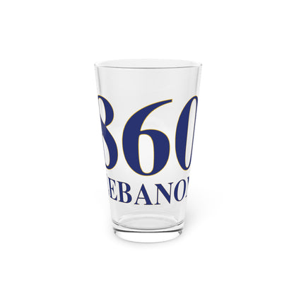 860 Lebanon Pint Glass, 16oz
