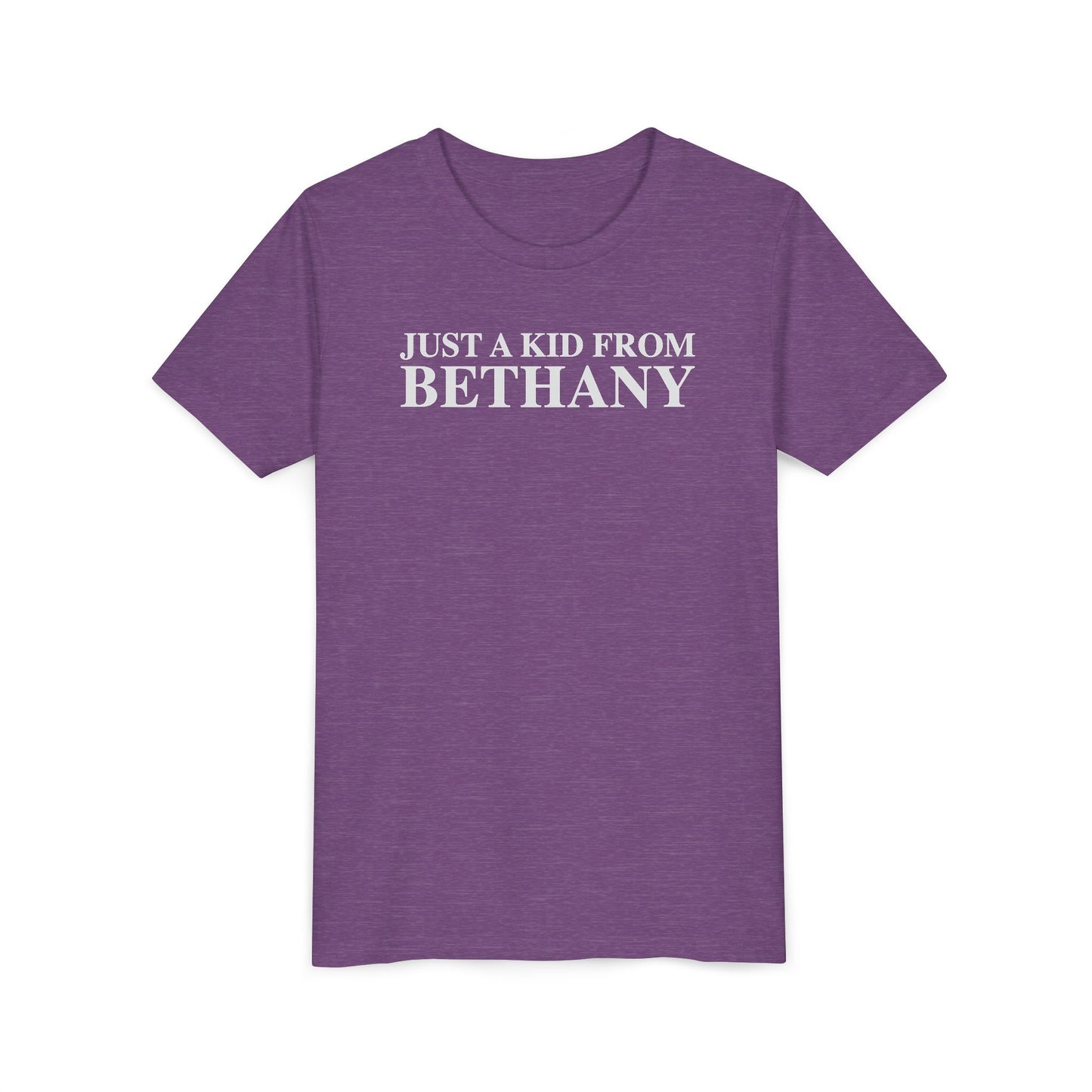 Just a kid from Bethany Youth Short Sleeve T-Shirt