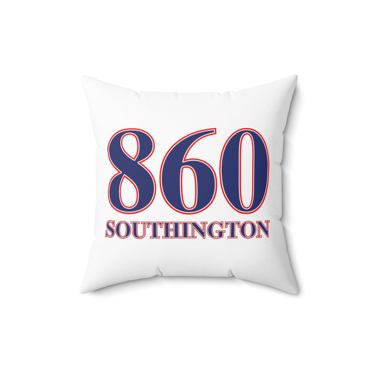 860 Southington Red, White & Blue Spun Polyester Square Pillow