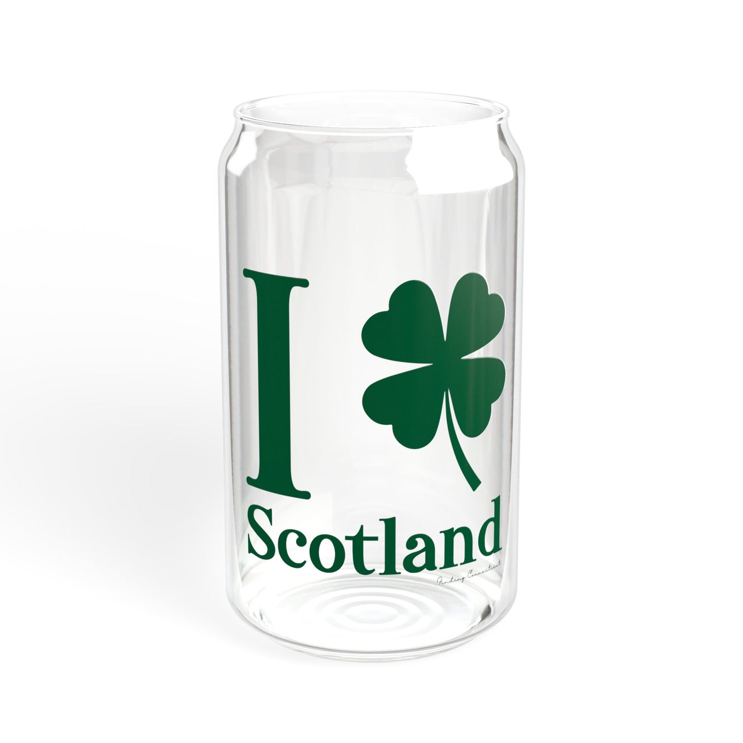 I Clover Scotland Sipper Glass, 16oz