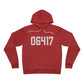 06417 Deep River CT Zip Code Unisex Sponge Fleece Pullover Hoodie