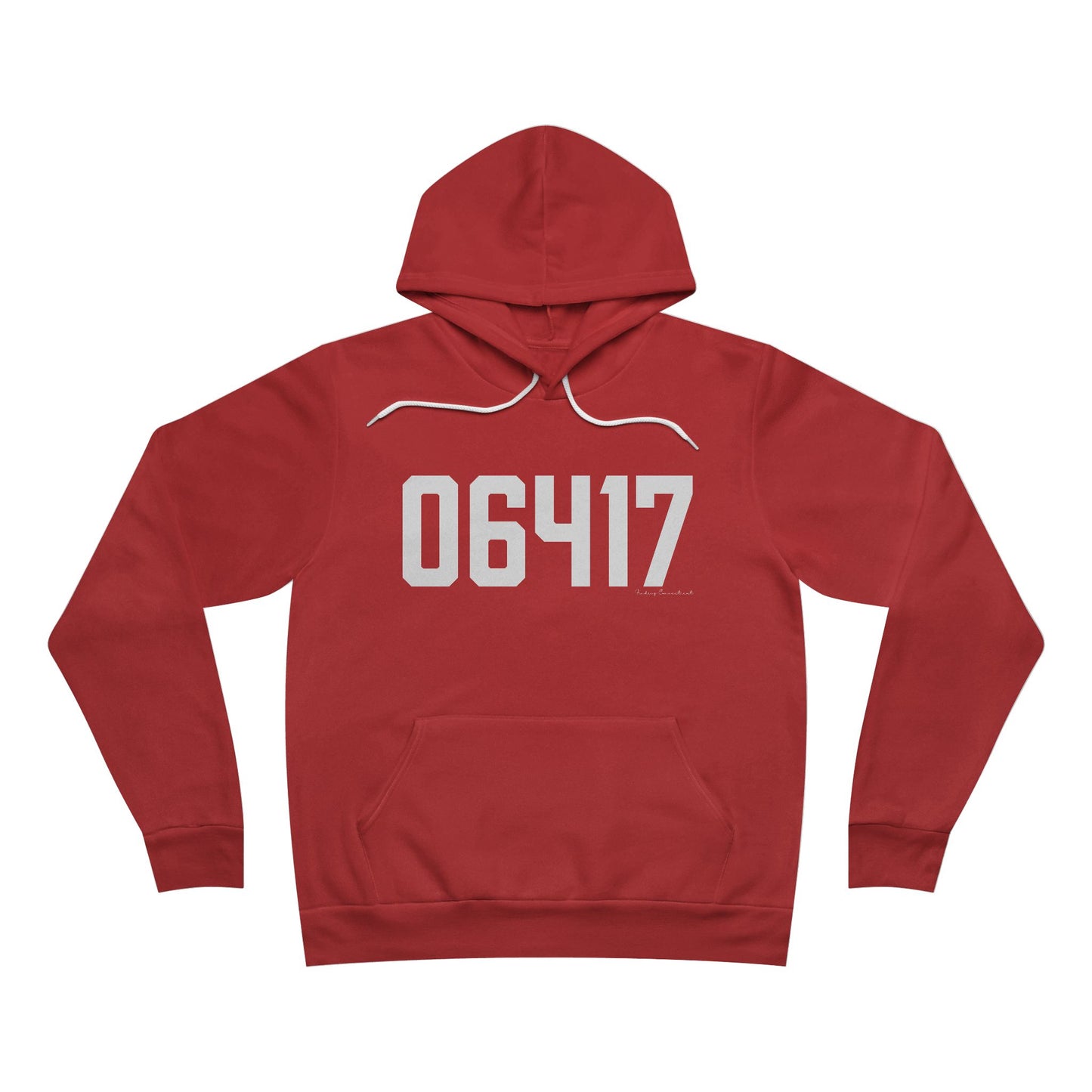 06417 Deep River CT Zip Code Unisex Sponge Fleece Pullover Hoodie