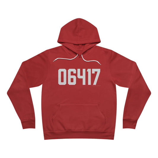 06417 Deep River CT Zip Code Unisex Sponge Fleece Pullover Hoodie