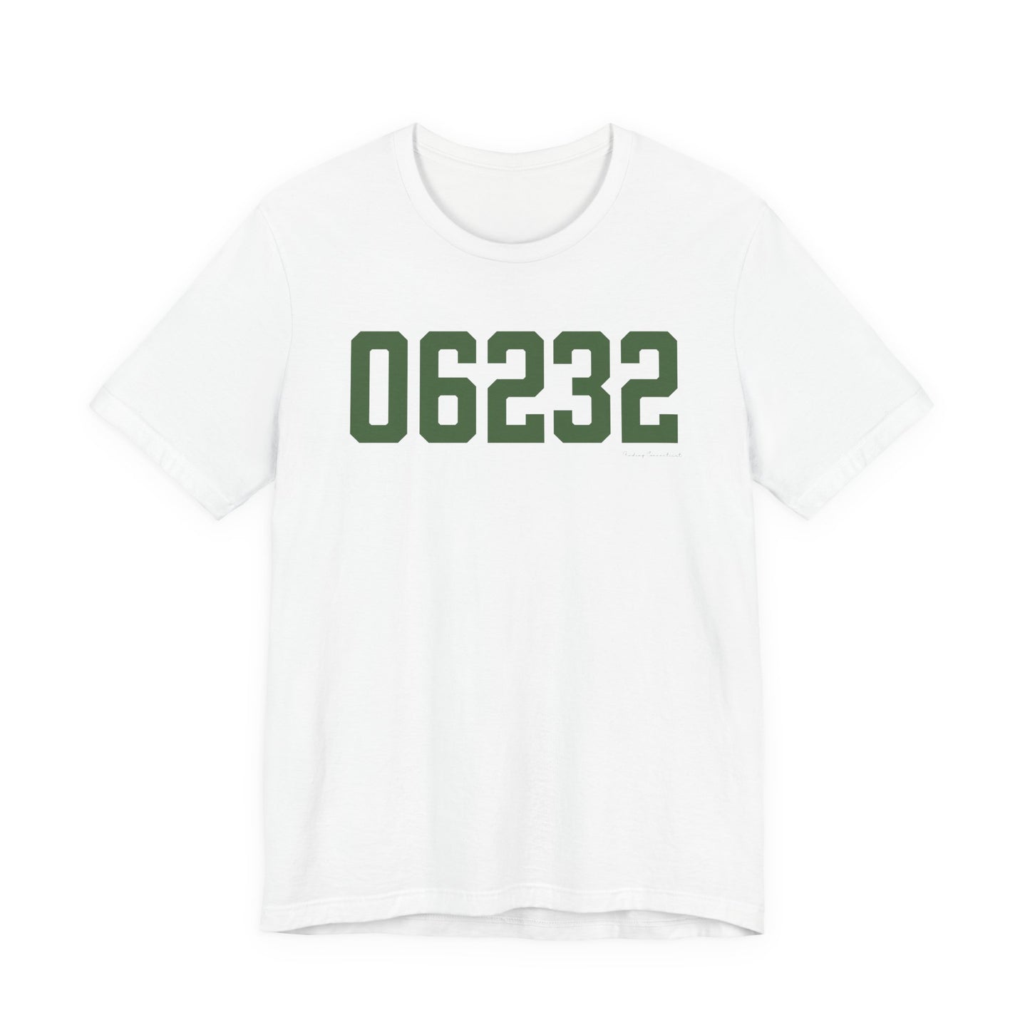 06232 Andover Connecticut Zip Code Unisex Jersey Short Sleeve T-Shirt