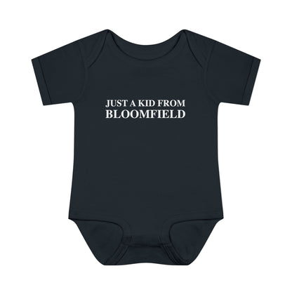 Just a kid from Bloomfield Infant Baby Rib Bodysuit