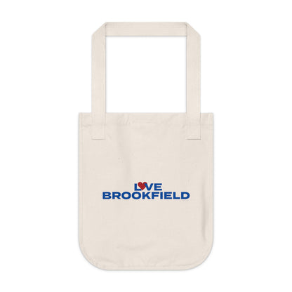 Love Brookfield Organic Canvas Tote Bag