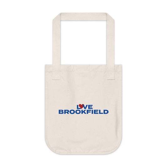 Love Brookfield Organic Canvas Tote Bag