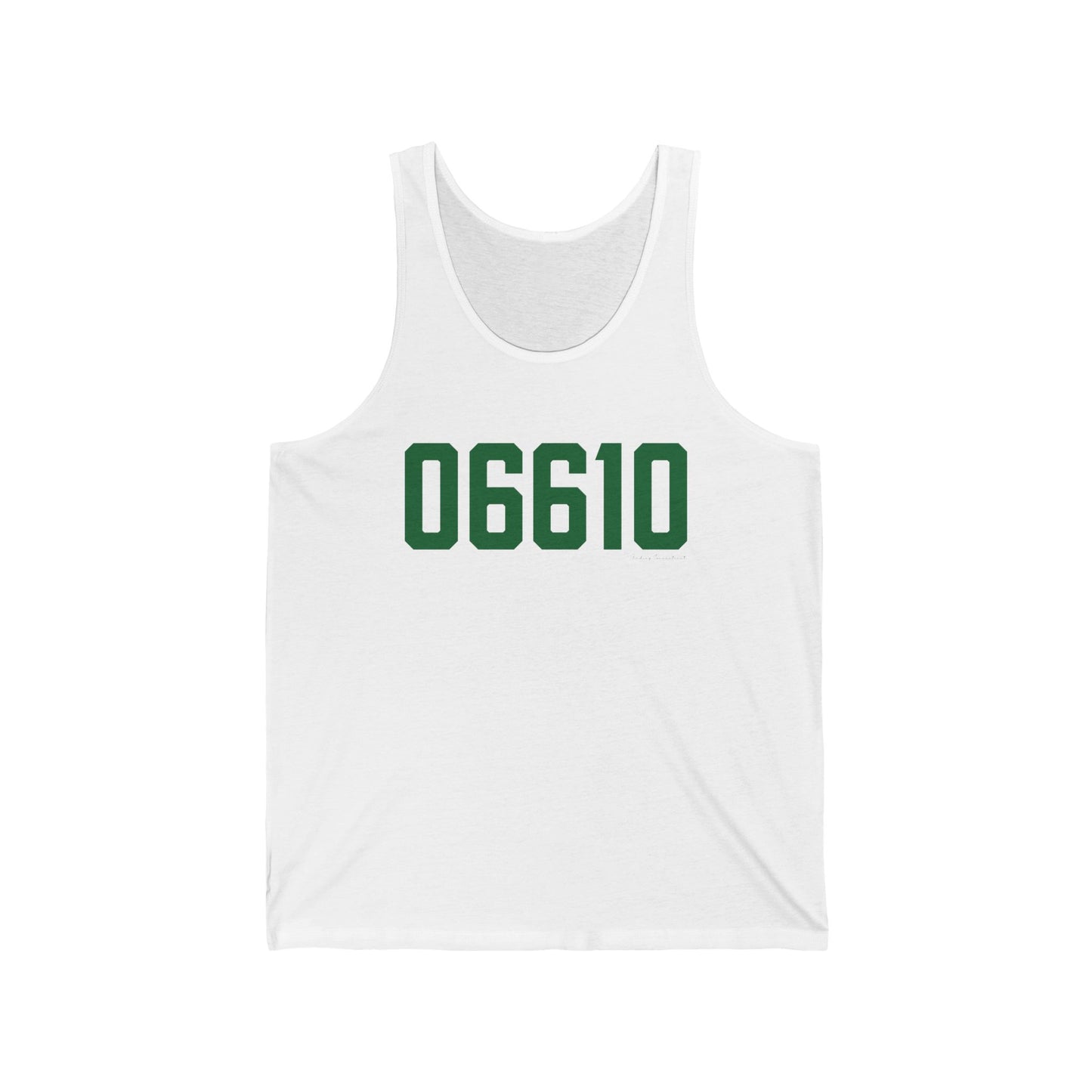 06610  Bridgeport Connecticut Zip Code Unisex Jersey Tank Top